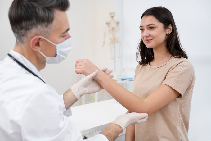 doctor-performing-routine-medical-checkup