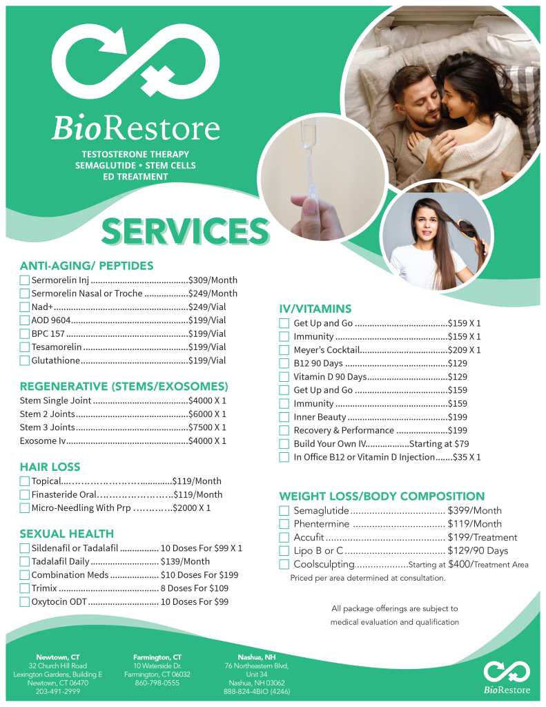 Testosterone Therapy Services