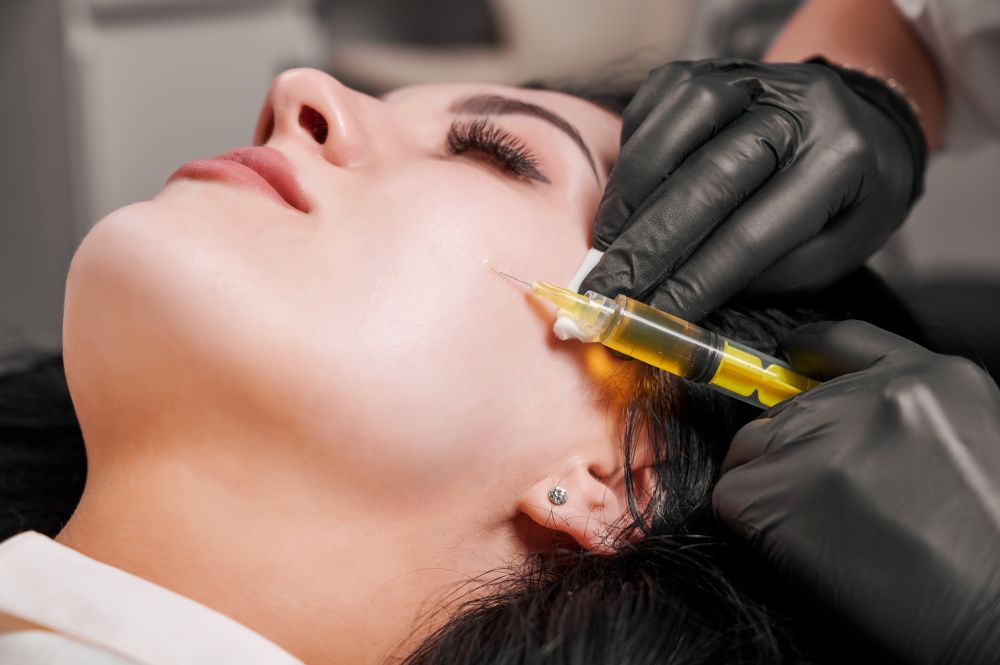 Platelet plasma injection